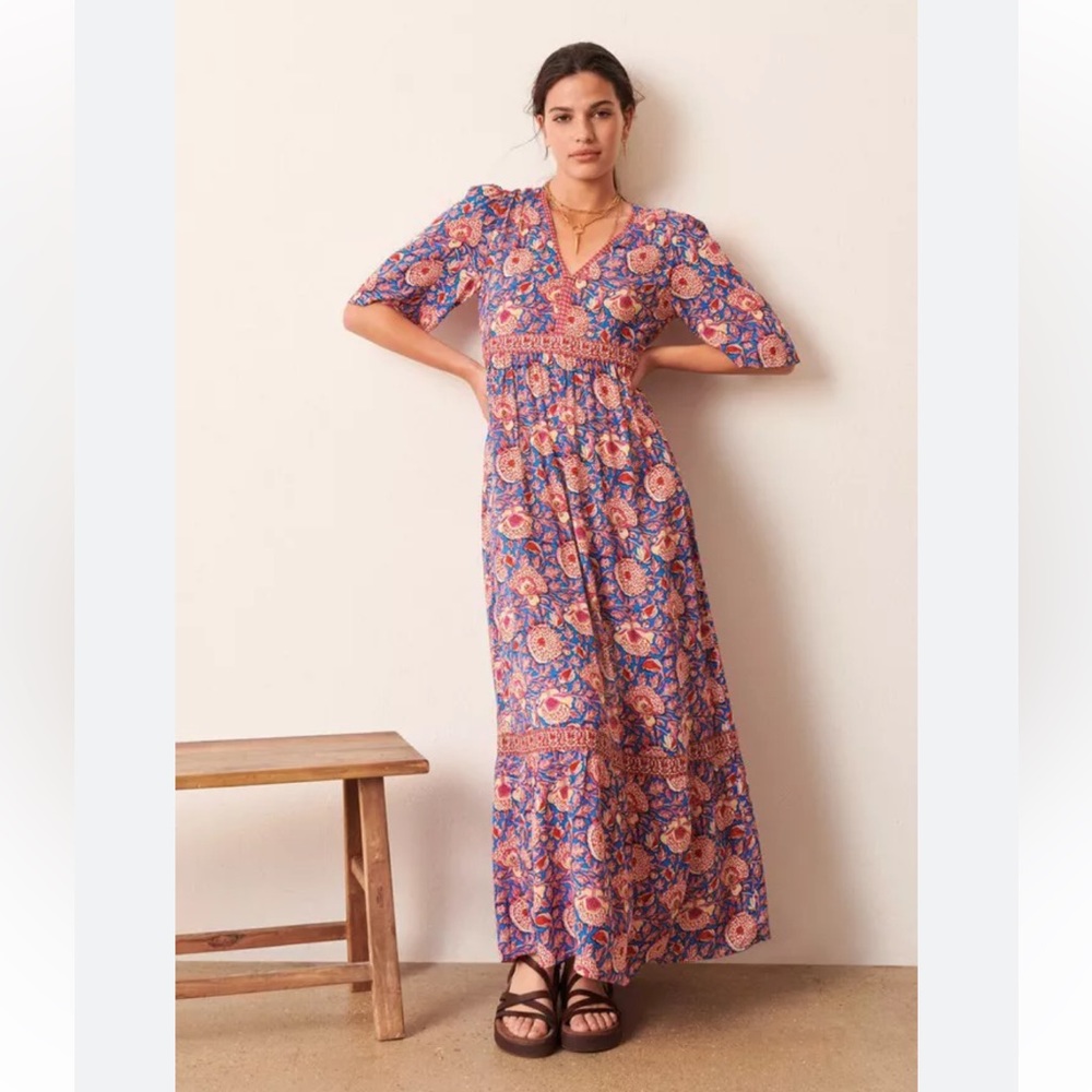 Ba&sh Vally Slit Back Maxi Dress - Picture 1 of 15